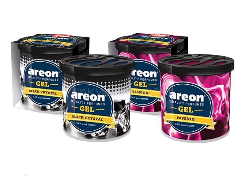 Areon Gel Air Freshener Car & Home Perfume – Sport Lux & Classic Series ( DESIR, BLACK CRYSTAL, WISH, PASSION, LILAC)